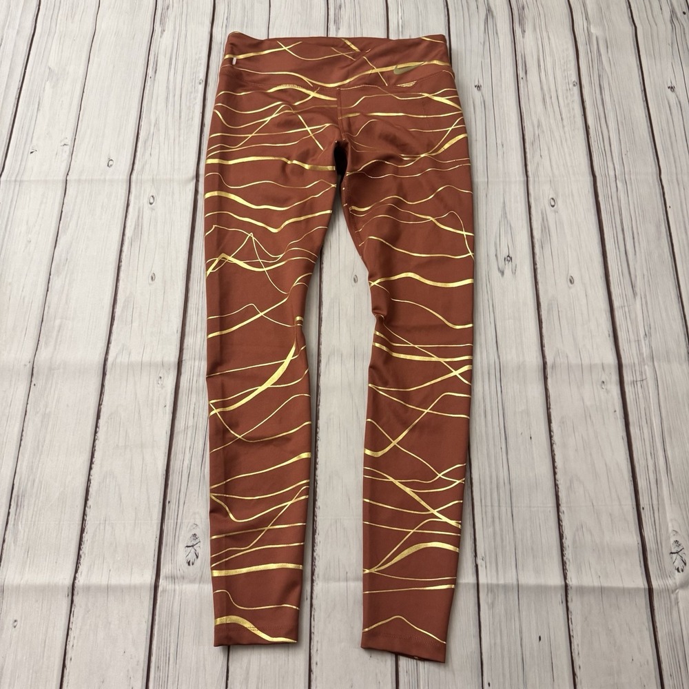 Nike Womens Pants Running Size M Icon Clash Fast Leggings Mid Rise Tight Fit